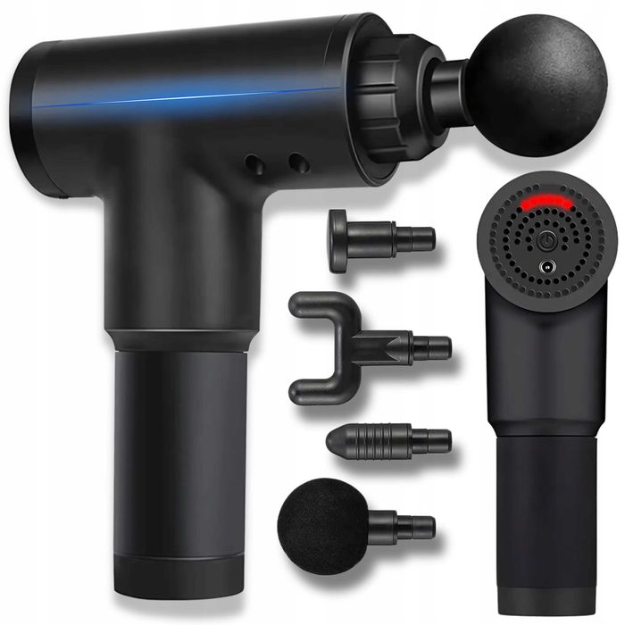 Pistolet Do Masażu Mocny Masażer Do Pleców Szyi Stóp Ciała Massage Gun Pro