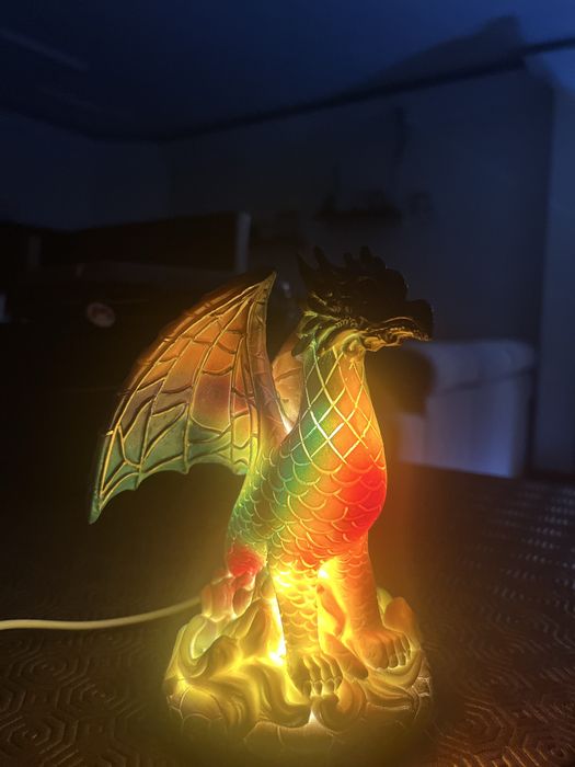 Candeeiro Dragão Iluminado