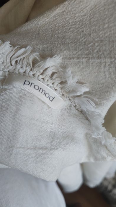 Chusta duża ogromna  Promod beżowa boho