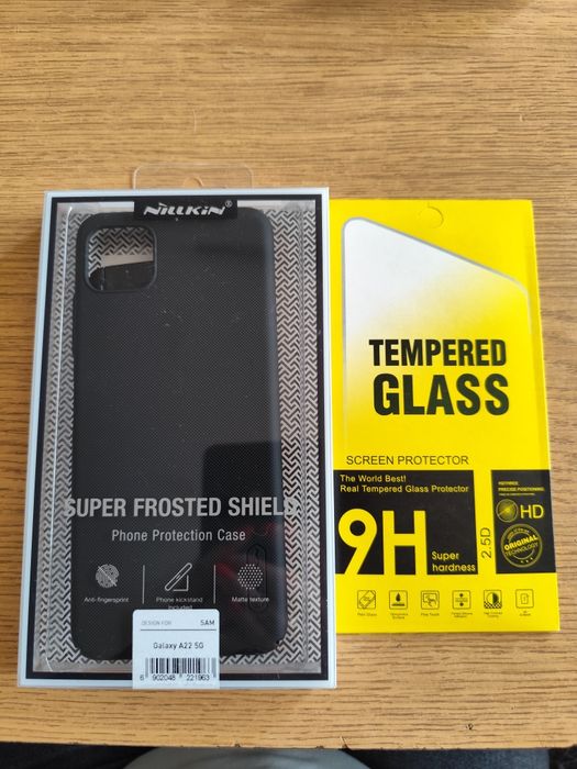 Etui Samsung A22 5G+szkło hartowane