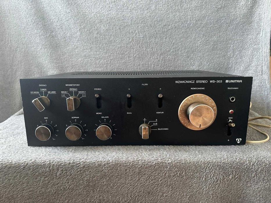 Unitra WS-303 wzmacniacz stereo vintage PRL