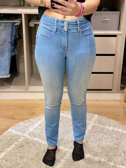 Calças jeans claras Salsa push in