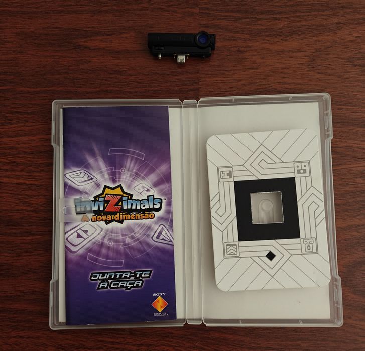 Pack PSP Invizimals: Câmara Oficial PSP-450 + Carta AR + Caixa + Manual