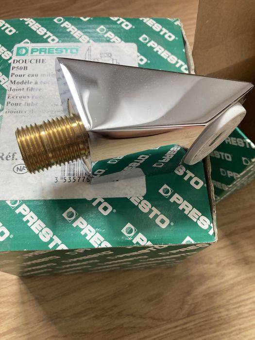 Bateria natryskowa czasowa z głowicą natrysku antywandal Presto 50B