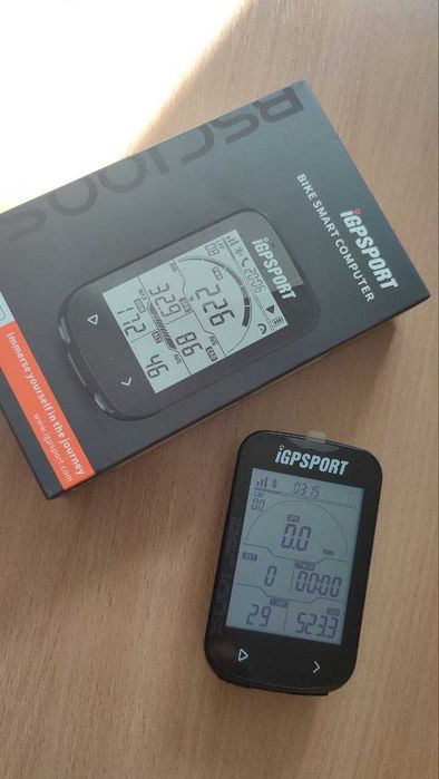 Велокомп'ютер iGPSport BSC100S з GPS та підсвічуванням, Bluetooth 5.0/ANT+, Strava