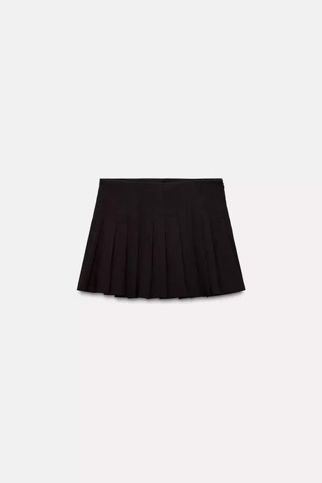 Шорти Спідниця ZARA коричневі в ідеальному стані Коричнева спілниця-шорти пліссе
