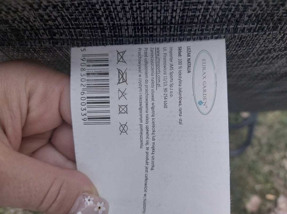 Leżak Natalia, EuraxGarden