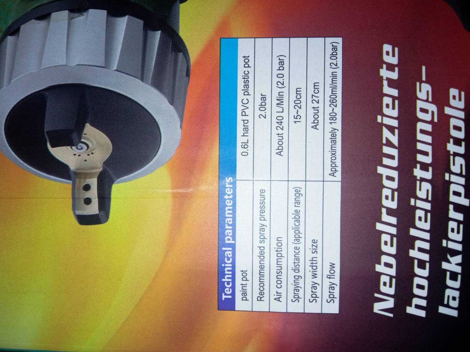 Продам краскопульт SOLA 4000B з дюзою 1.3 мм.