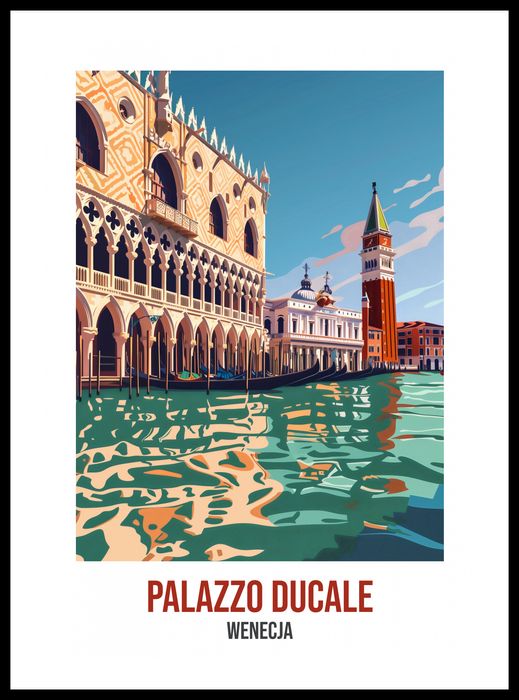 Plakat 42x59,4cm Palazzo Ducale