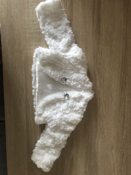 Bolerko do chrztu dla niemowlaka