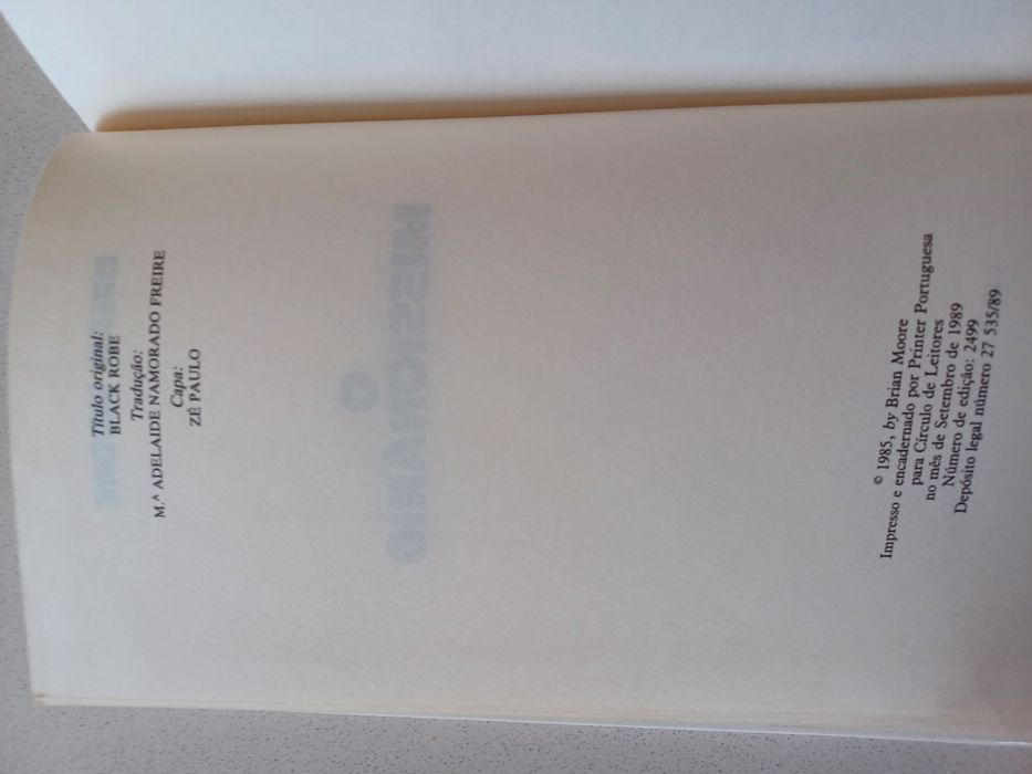 Livro O Missionário - Brian Moore