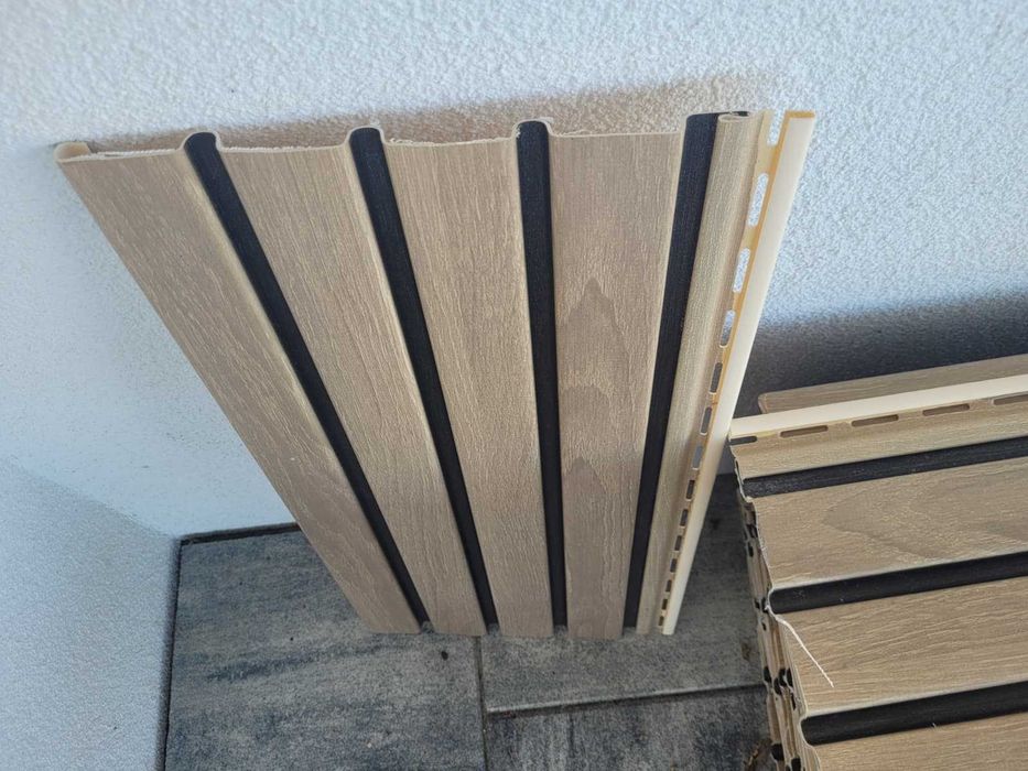 Panel lamelowy Vilo Fronto V-Black , odcinki, dąb