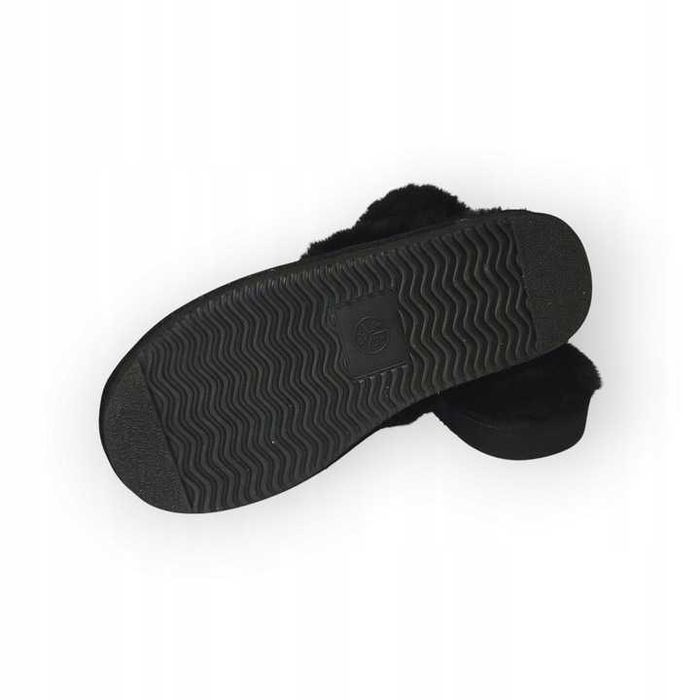 ESMARA Kapcie pantofle damskie ze skóry jagnięcej ocieplane r. 40