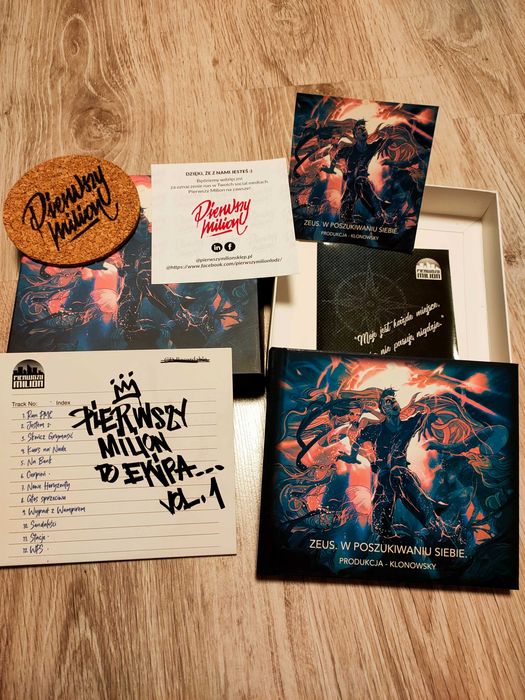 CD box ZEUS z AUTOGRAFEM W poszukiwaniu siebie