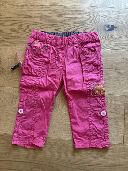 spodnie jak nowe 74 różowe Mariquita