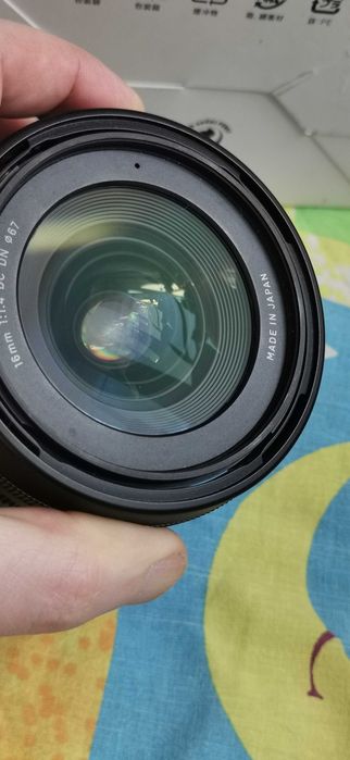 Sigma 16mm f/1.4 для Canon eos m (m50 m100 m5 ) 16mm 1,4  (24мм)
