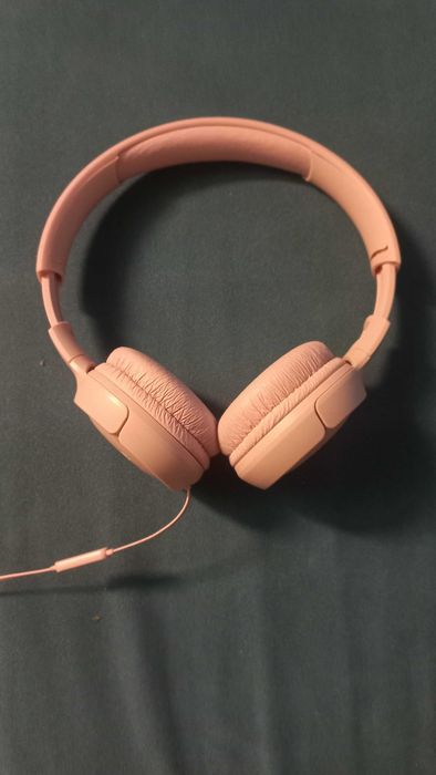 Słuchawki JBL przewodowe różowe