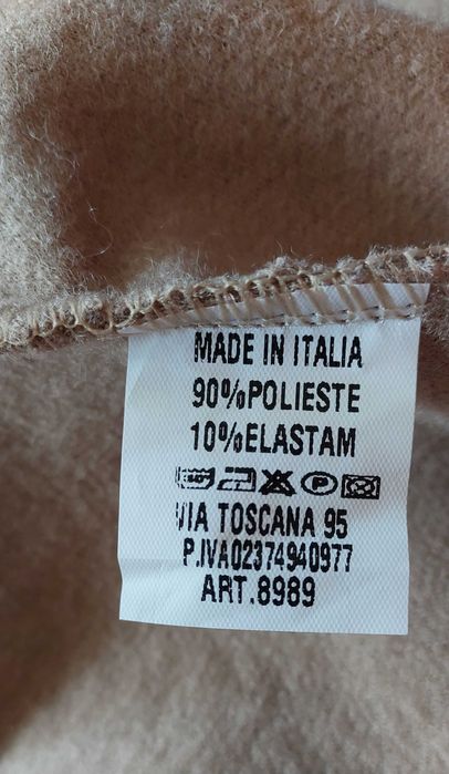 Włoska marynarka boucle roz. 42