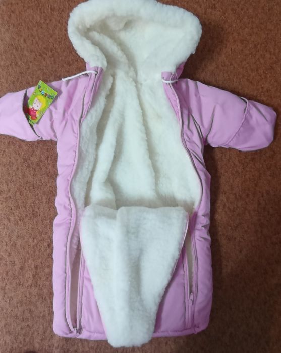 Зимний конверт для девочки