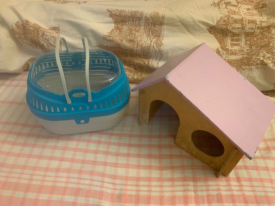 ЛОТ Домик и переноска для морской свинки