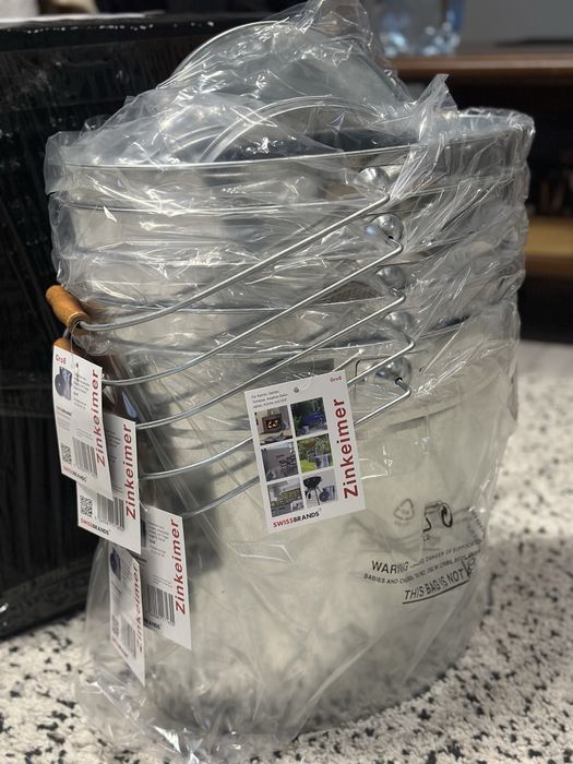 Wiadra 20l ocynkowane 5 szt