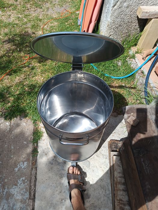 Lixo inox profissional