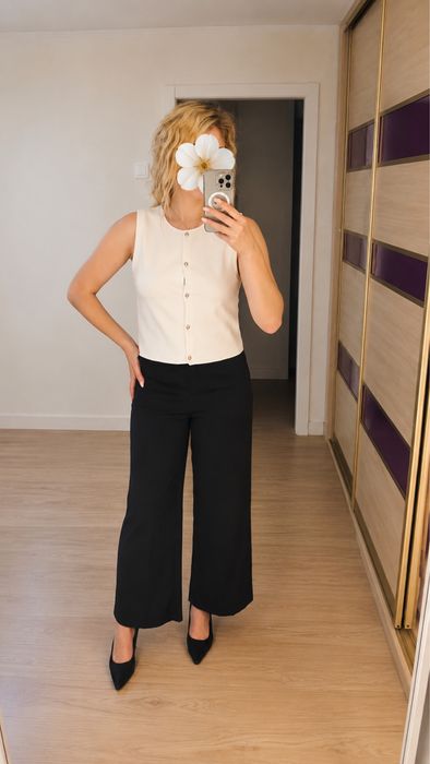 Біла жилетка H&M XS-S