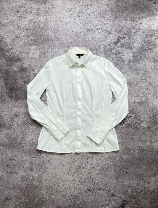 Женская белая рубашка блуза Massimo Dutti S/M (36)