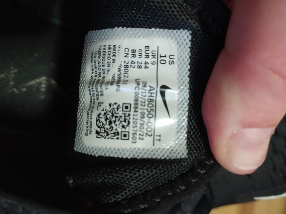 Używane adidasy nike rozmiar 44 wkładką 28 cm