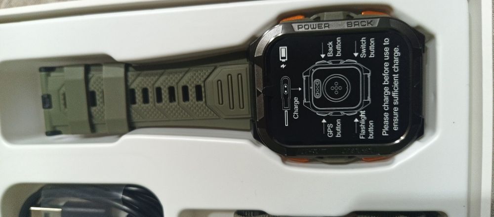 Smartwatch męski zegarek W 80 Pro