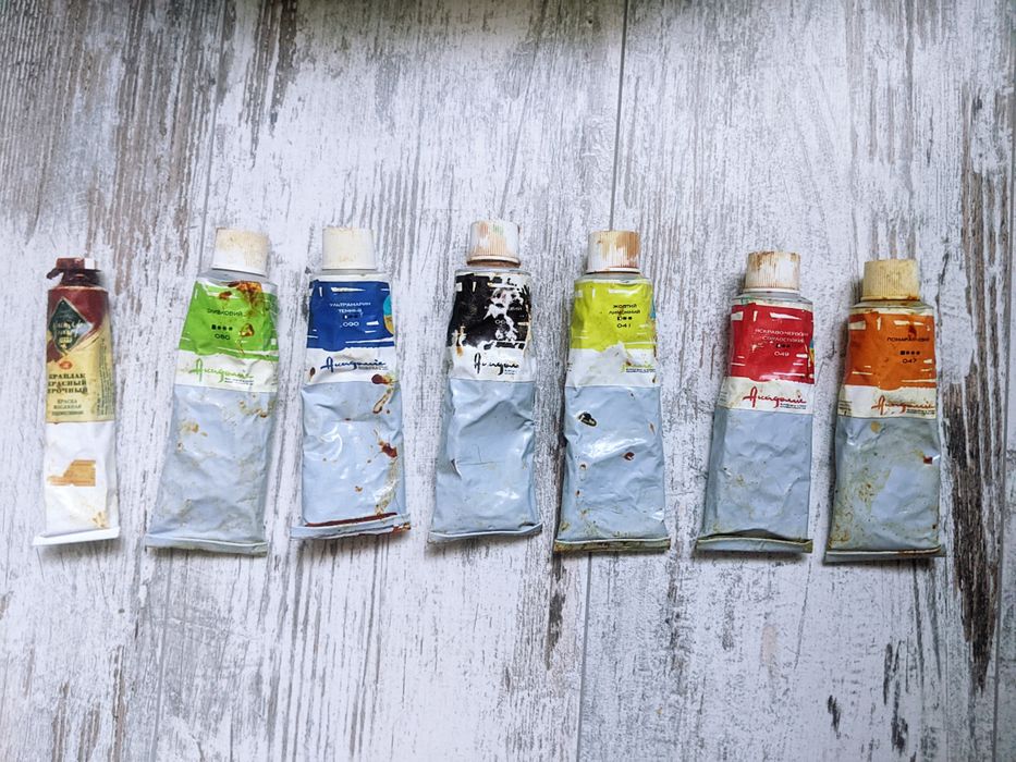 Фарби масляні, масляные краски