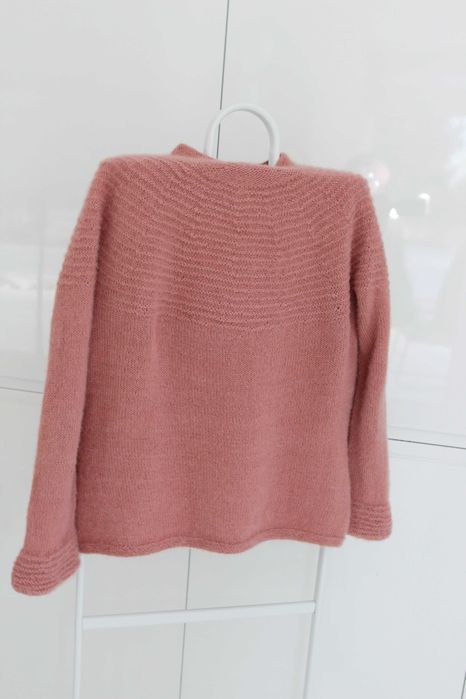 100%wool/moher hand made bez wad L