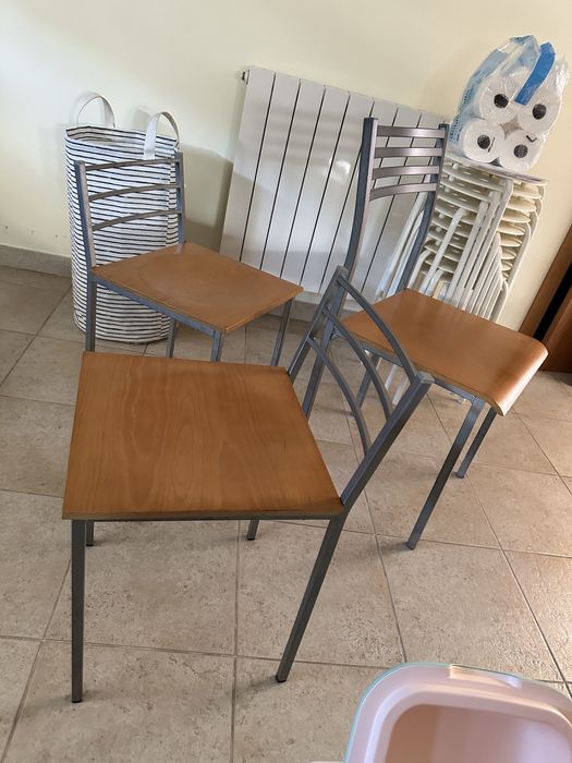 Mesa cozinha que aumenta + 8 cadeiras