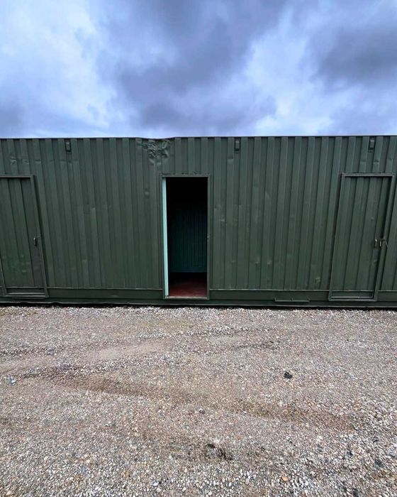 Contentor Marítimo 12 metros - Altura Extra - Dividido em 4 boxes