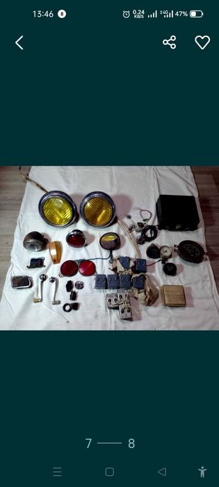 На ЗАЗ 966 елементи освітлення і інші з/частини