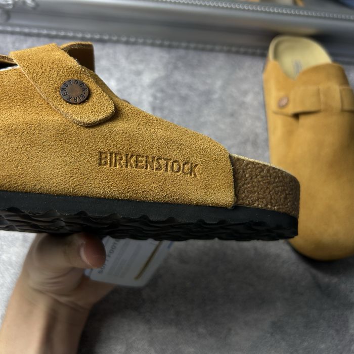 Birkenstock Стильні та зручні замшеві клоги (мюлі) в стилі Boston!