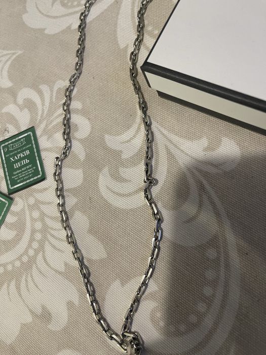 Якорная цепь цепочка,кулон икона ладанка Св.Николай Чудотворец 925проб