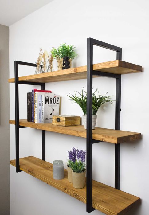 Półka wisząca Loftowa 120 cm