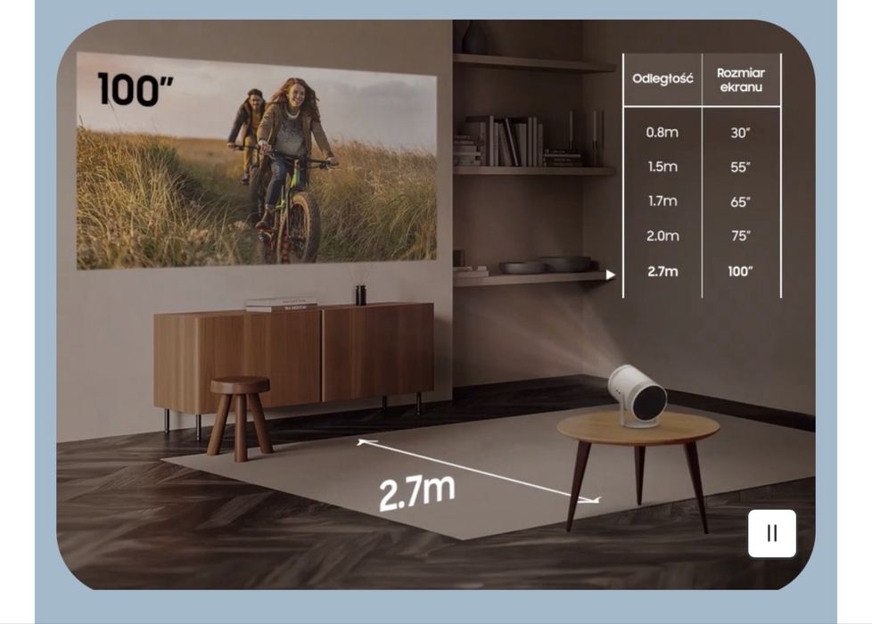 Samsung The Freestyle Gen 2 | Smart TV Tizen | Wi-Fi | 100”