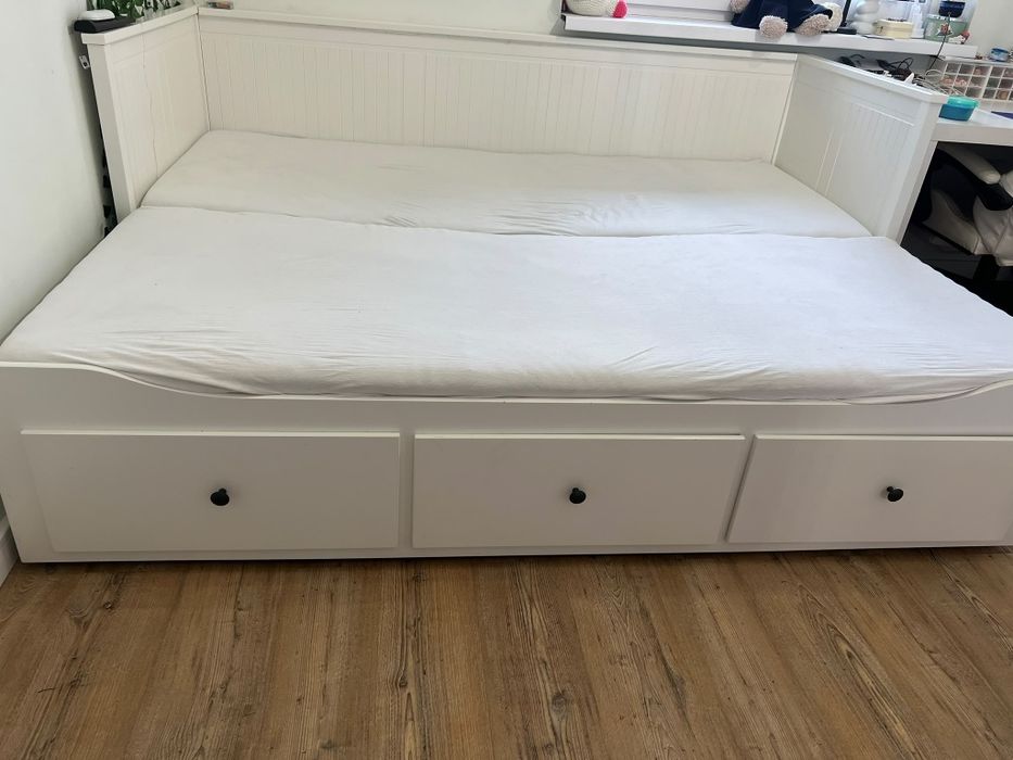 Łóżko Hemnes  z 3 szufladami