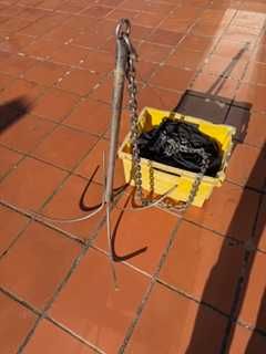 Fateixa de Inox para fundos de Rocha