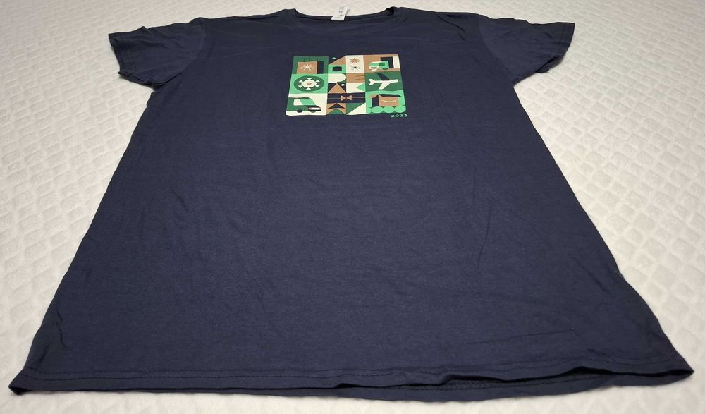 Koszulka, krótki rękaw, T-shirt, granatowa, Amazon, Sol's, M (Odzież)