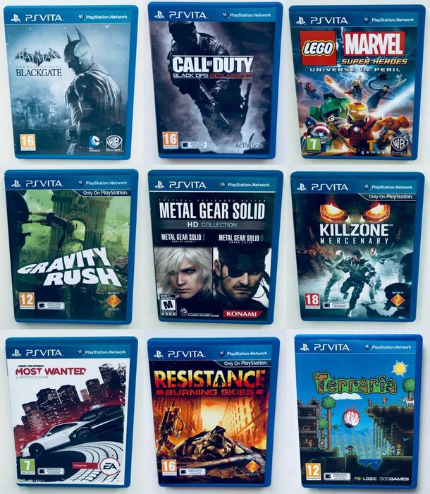 UMD-Диски для PlayStation Portable, диски для PlayStation 1, картриджі для PlayStation Vita