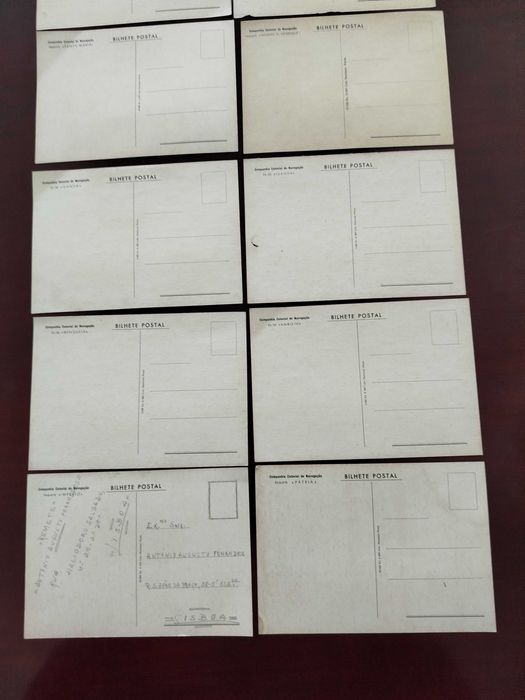 Lote de Postais Raros "Companhia Colonial de Navegação"