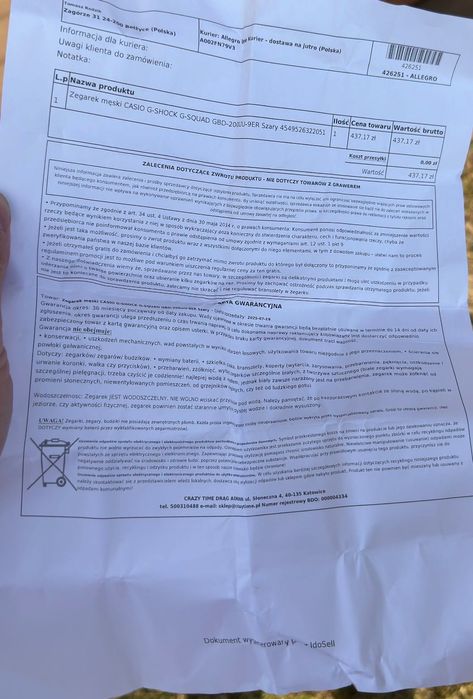 zegarek casio STAN IDEALNY