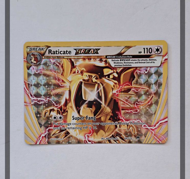 Raticate Break 89/122 BKP Pokemon ENG-NM