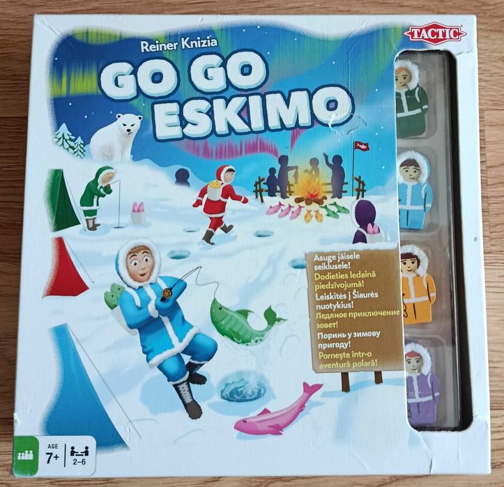 Настільна гра Вперед, рибалки! (Go Go Eskimo) Tactic+дарунок:книжечка.