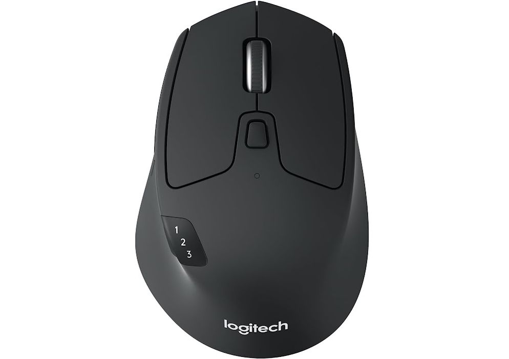 Бездротова оптична миша Logitech M720 Triathlon Grey - Bluetooth, USB-приймач, підключення до 3 пристроїв, 1000 DPI (910-004791)