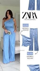 Брюки Zara голубі