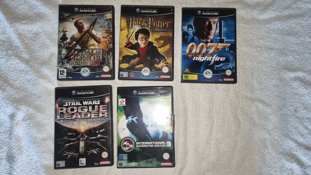 Gamecube desbloqueada + 5 Jogos + Acessórios